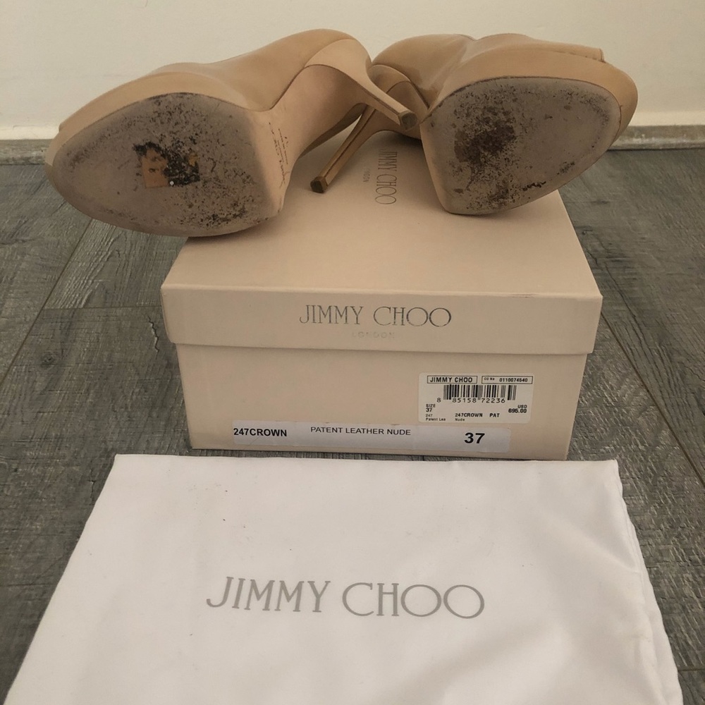 Nude Jimmy Choo Pumps - Picture 5 of 5